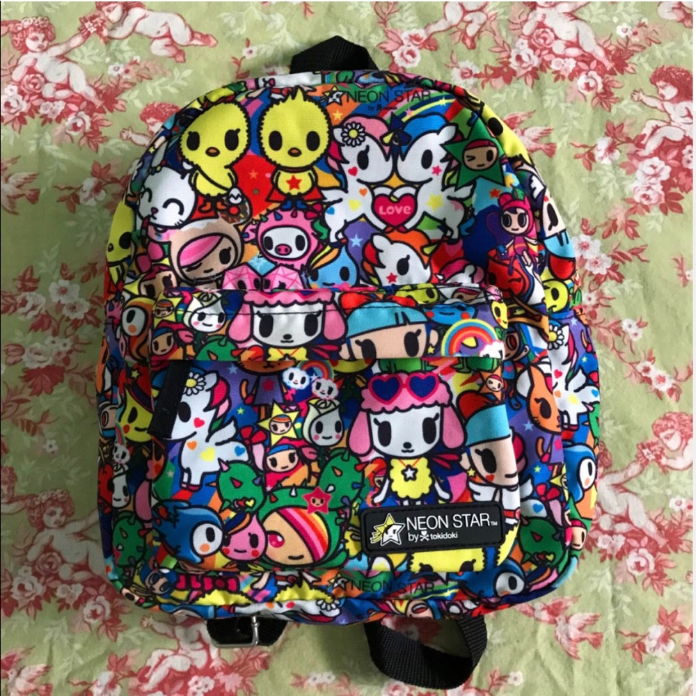 Tokidoki x Neon Star Allover Print Mini Backpack